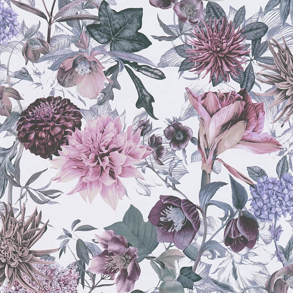 AS Creation Althea Lavender Flower Garden Wallpaper