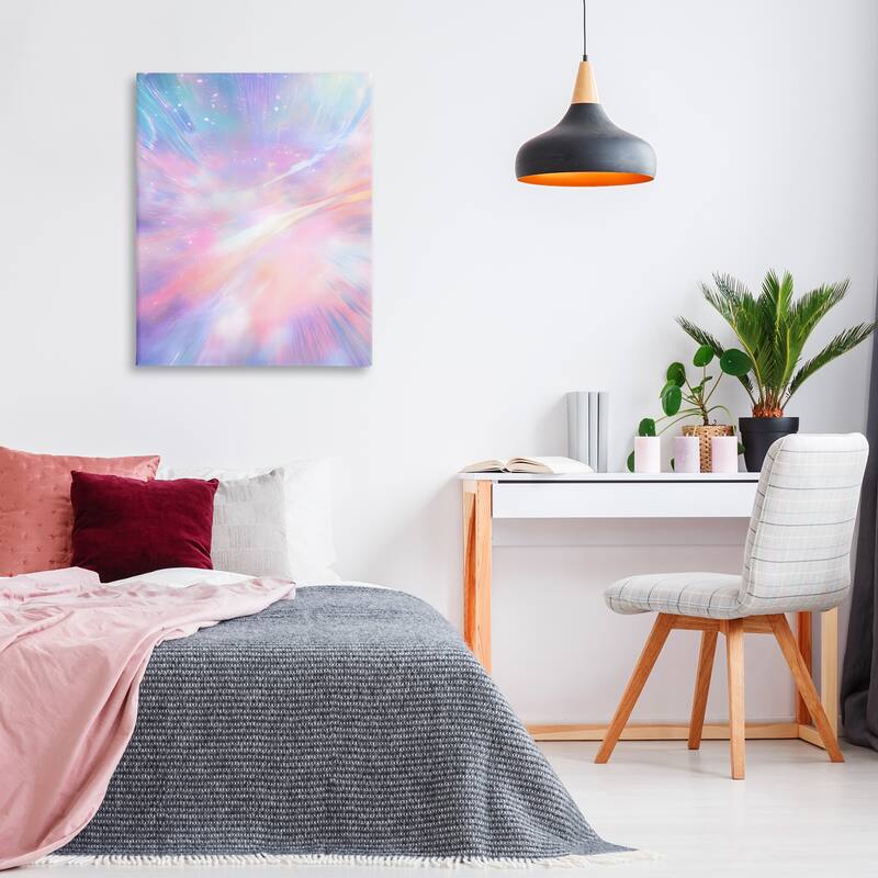 Stupell Iridescent Nebula Abstraction Canvas Wall Art Design By Franklyn Gregory