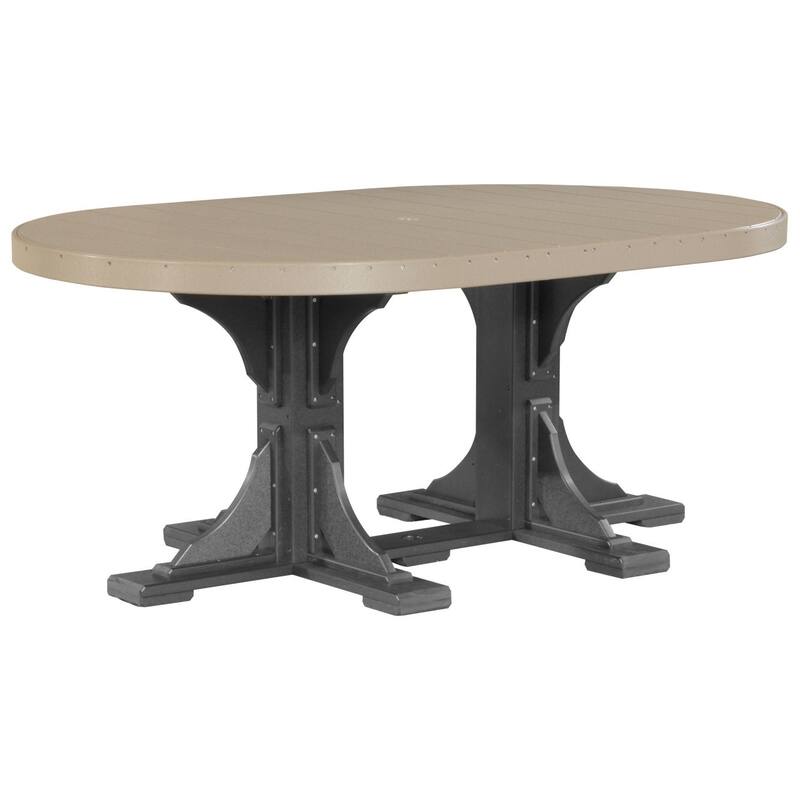 Poly Lumber Oval Table