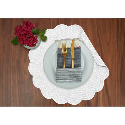 Solid Round Placemat Set of 4 - Set of 4