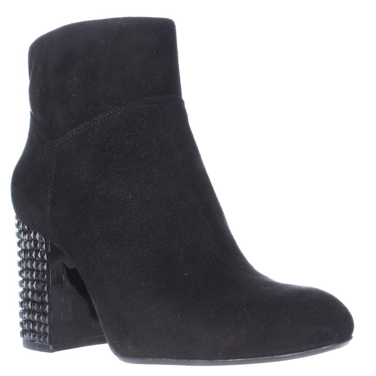 michael kors black studded boots