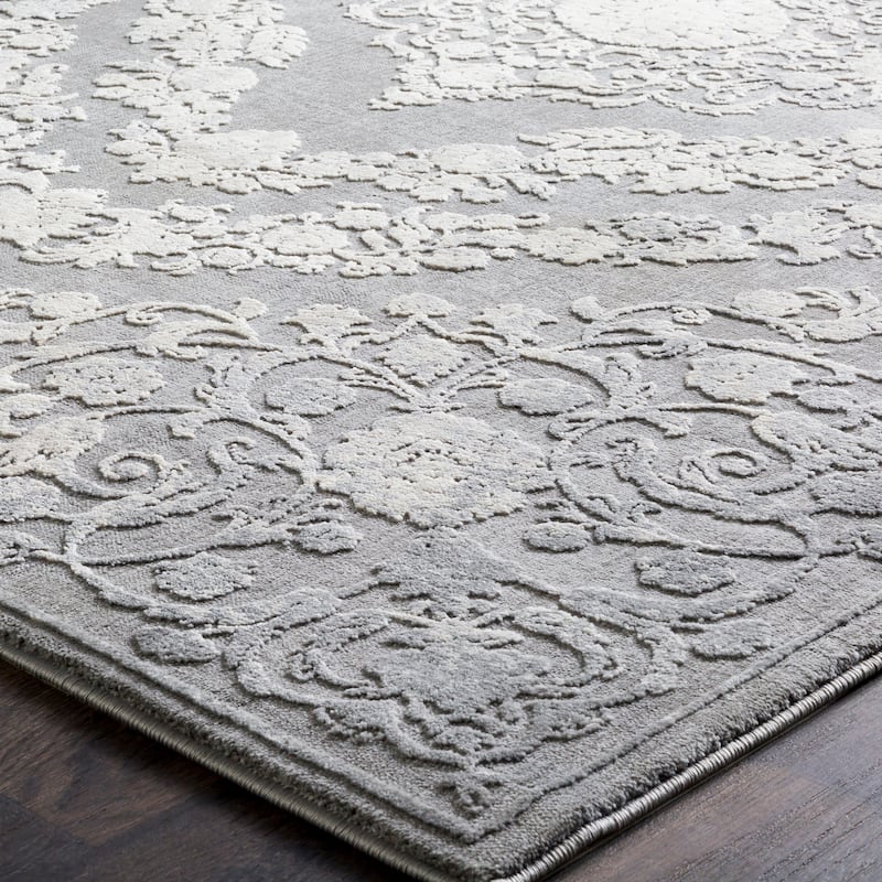 Livabliss Torrie Floral Medallion Area Rug
