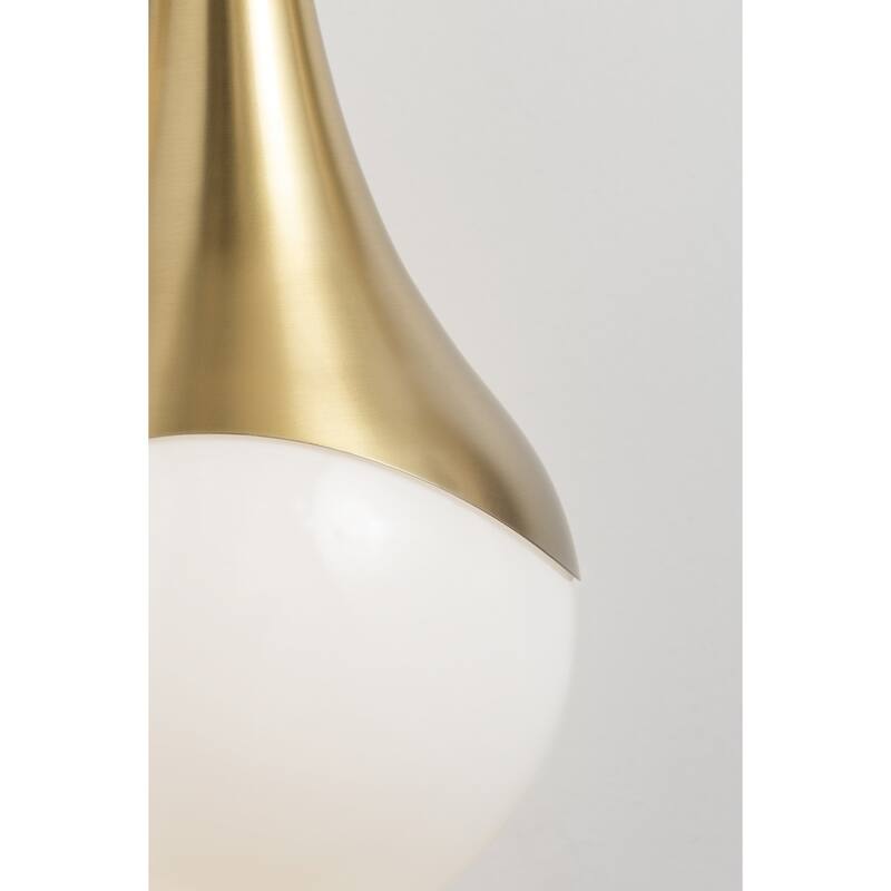 Mitzi by Hudson Valley Ariana LED Bath Bracket with Opal Glossy Glass