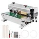 preview thumbnail 4 of 26, Continuous Bag Band Sealing Machine, Horizontal Band Sealer Machine with Digital Temperature Control, Bag Sealer stainless steel