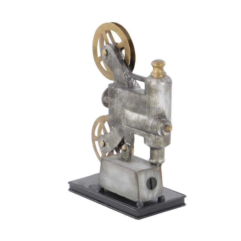 Metal Film Camera Decorative Sculpture - Black - Roche River Decor