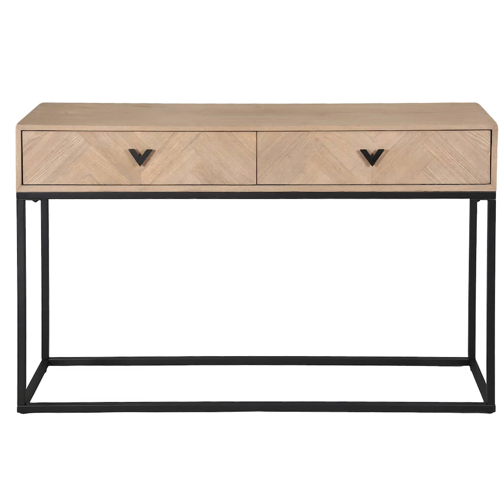 SAFAVIEH Couture Sherriandra 2-Drawer Console Table - 52"W x 15"D x 32"H