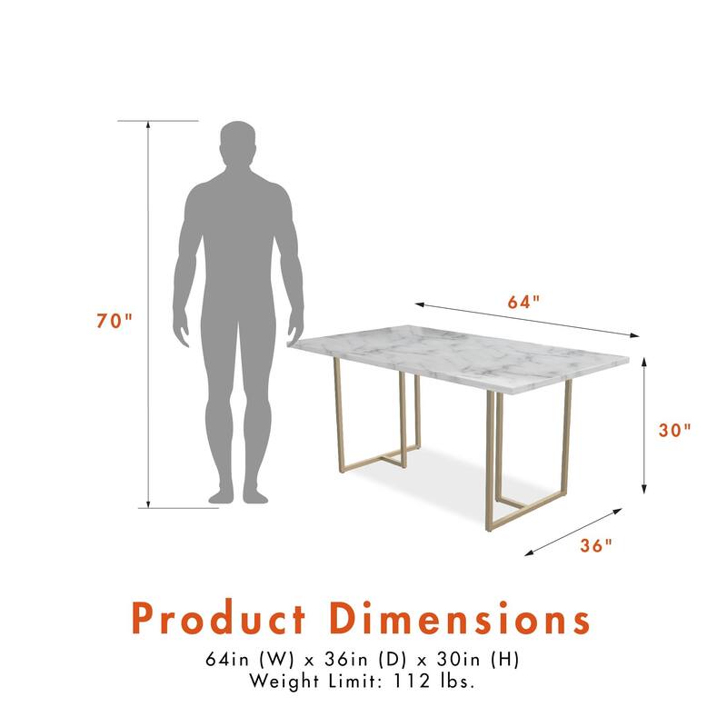CosmoLiving Astor Dining Table