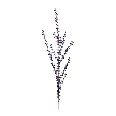 Ilex Blue Berry Spray (Set of 2) - N/A