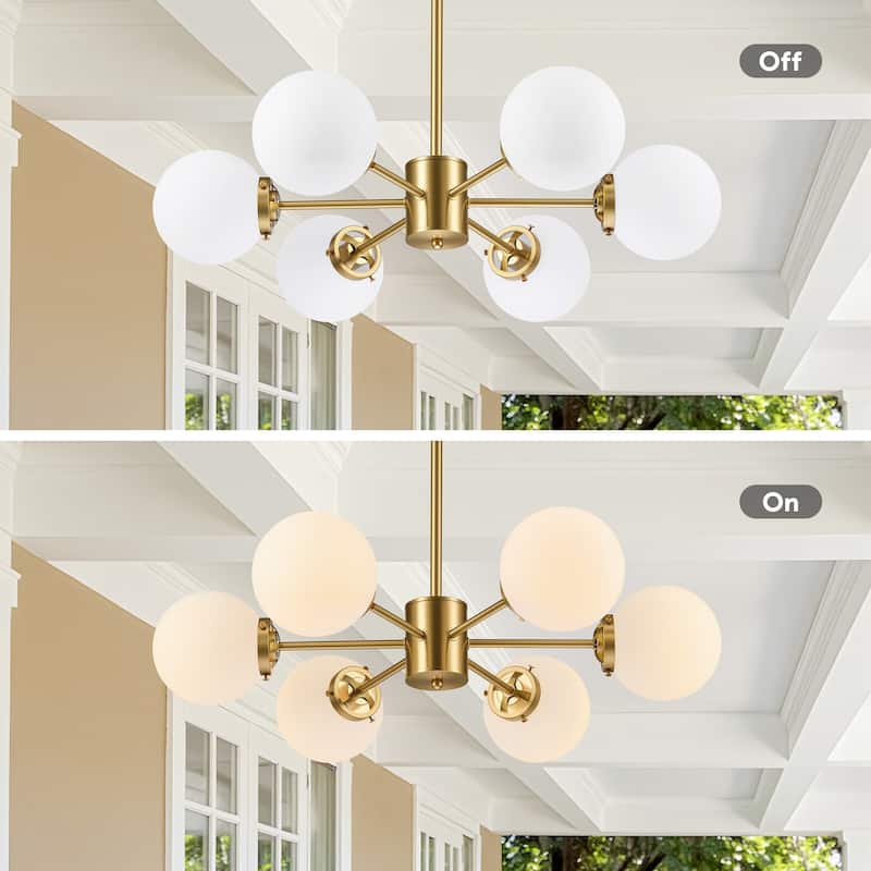 CO-Z Modern Linear Sputnik Pendant Chandelier (6/8/12 - Light)