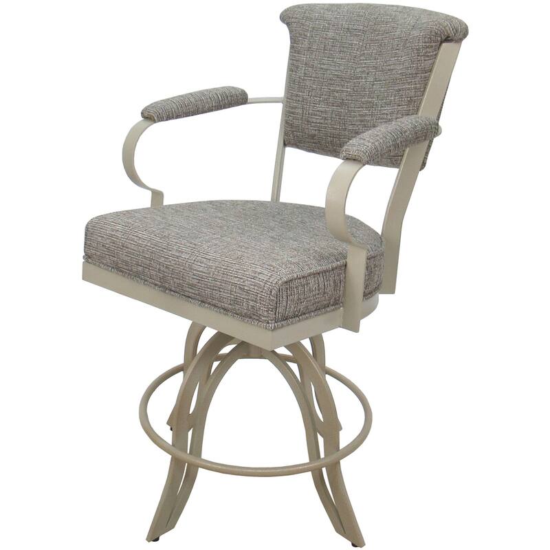 Miami Counter 26" or Bar 30" Metal Bar Stool on A Base