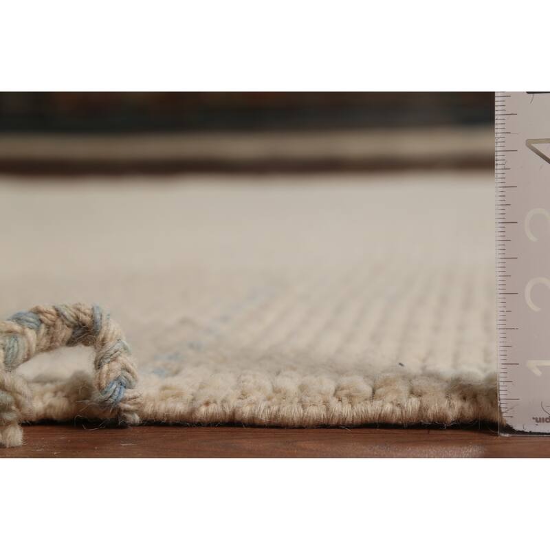 Trellis Moroccan Modern Area Rug Handmade Wool Carpet - 8'9"x 12'5"