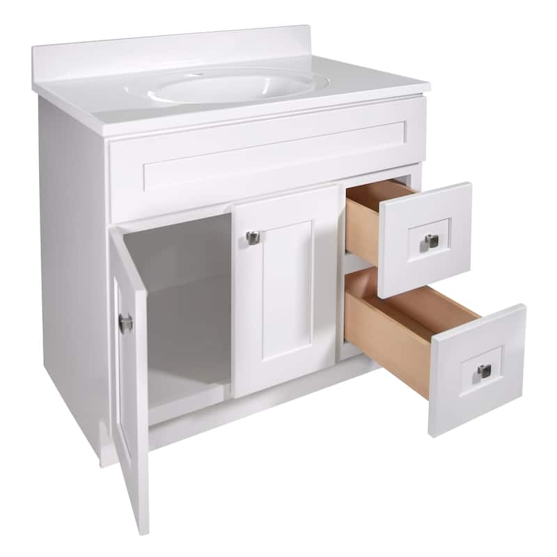 Design House 216259 Brookings 37" Free Standing Single Basin Vanity