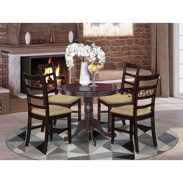 5-Piece Kitchen Table Set and 4 Kitchen Chairs. Opens flyout.