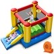 preview thumbnail 1 of 9, Costway Inflatable Bouncer Kids Slide Bounce House for Indoor Outdoor - 6.5ft (L) X 8.3ft (D) X 5.2ft (H) 6.5ft (L) X 8.3ft (D) X 5.2ft (H)