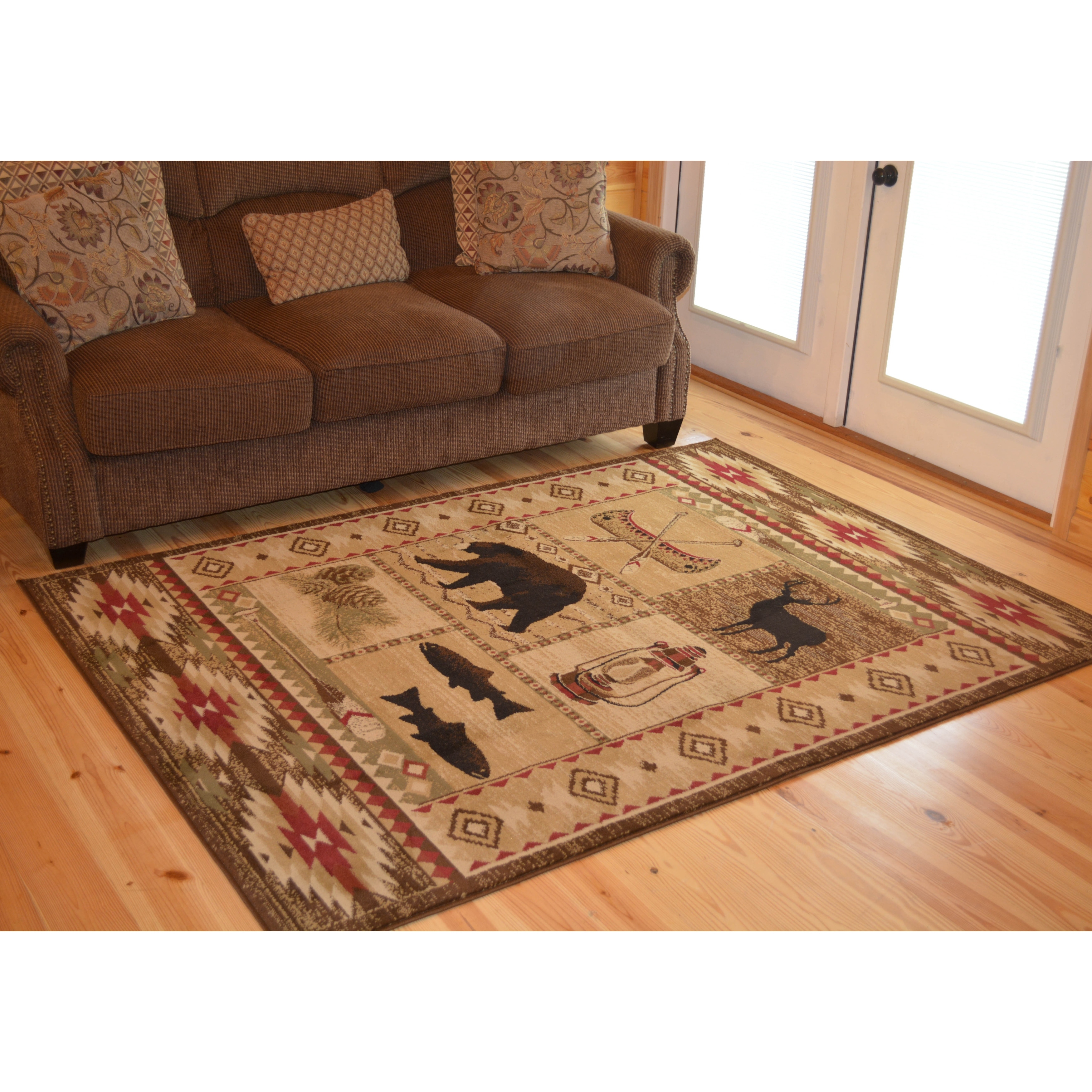 American Destination River Camp Southwest Area Rug