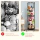 preview thumbnail 8 of 9, Kids Toy Storage Bins with Wheels, Metal Frame