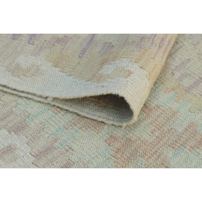 Sun Faded Flatweave Meltem Rust/Ivory Runner - 2'7" x 9'11"