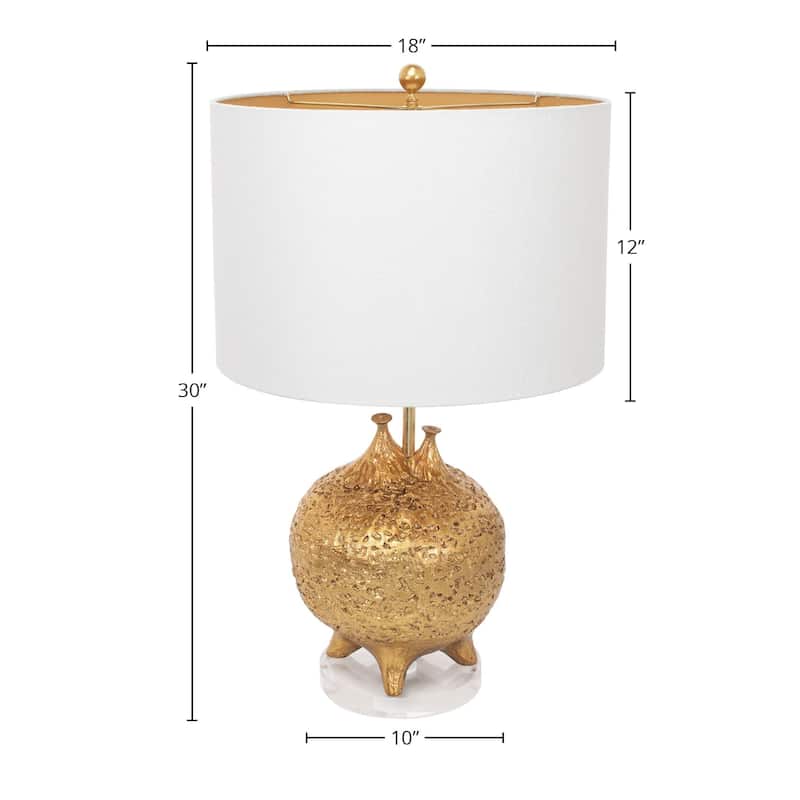 Luna Table Lamp with Linen Lamp Shade - Bed Bath & Beyond - 40203645