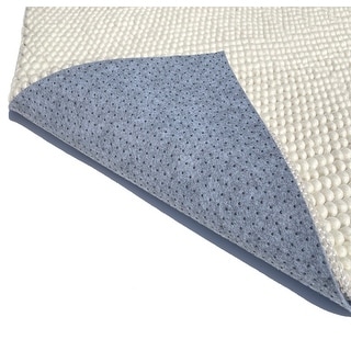 0.125" Thick - Grey Non-slip Noise-reducing Rug Pad for Hardwood Floors