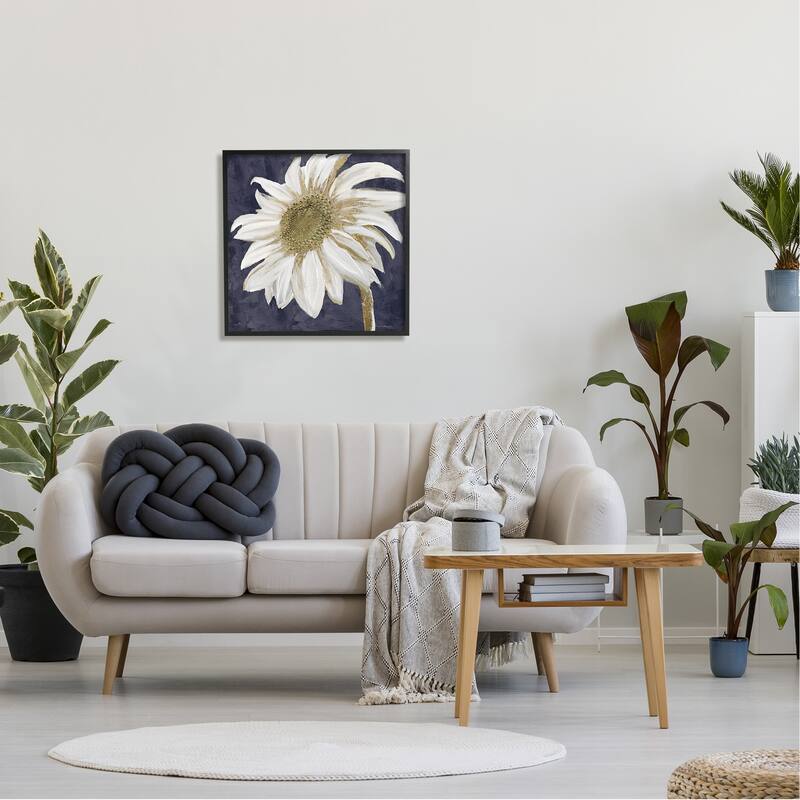 Stupell Distressed Daisy Petals Framed Giclee Texturized Wall Art, Design By Sophie 6