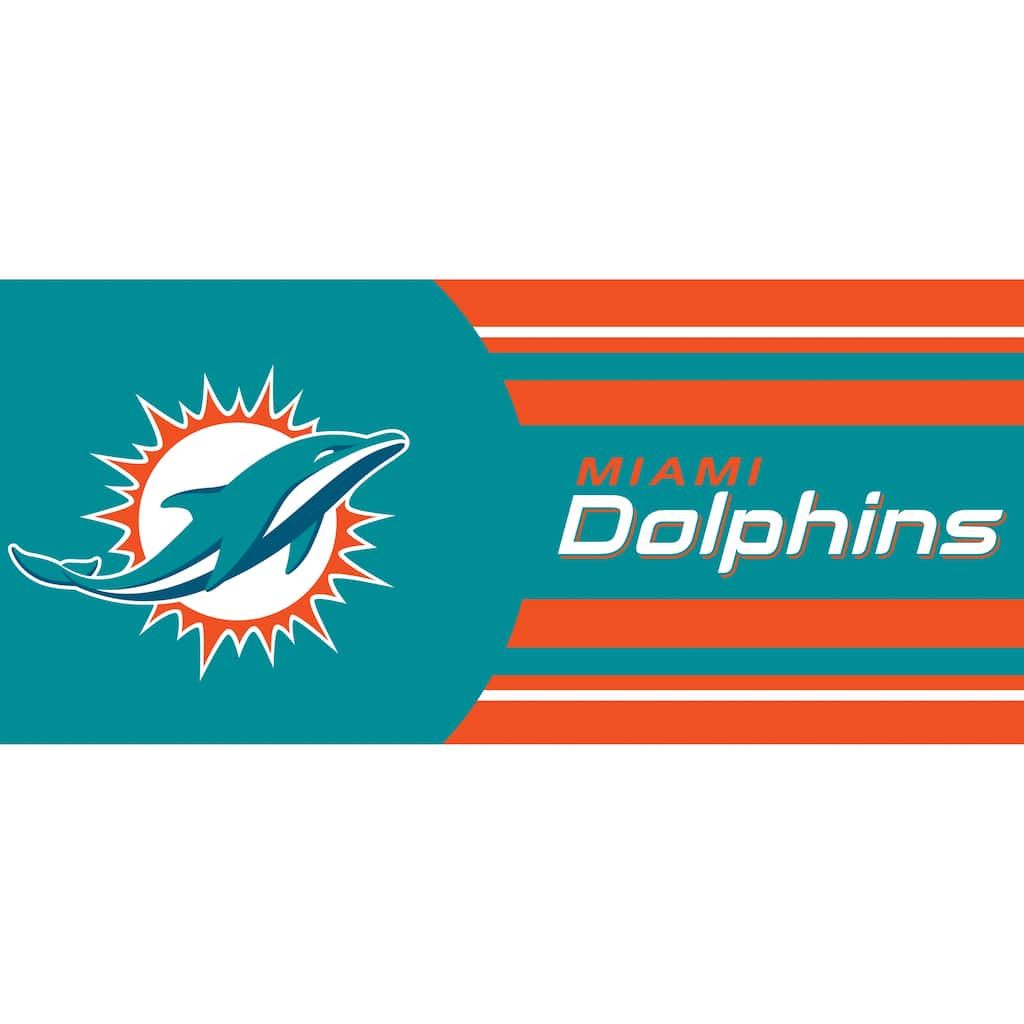 22 in. x 10 in. Miami Dolphins Sassafras Switch Mat