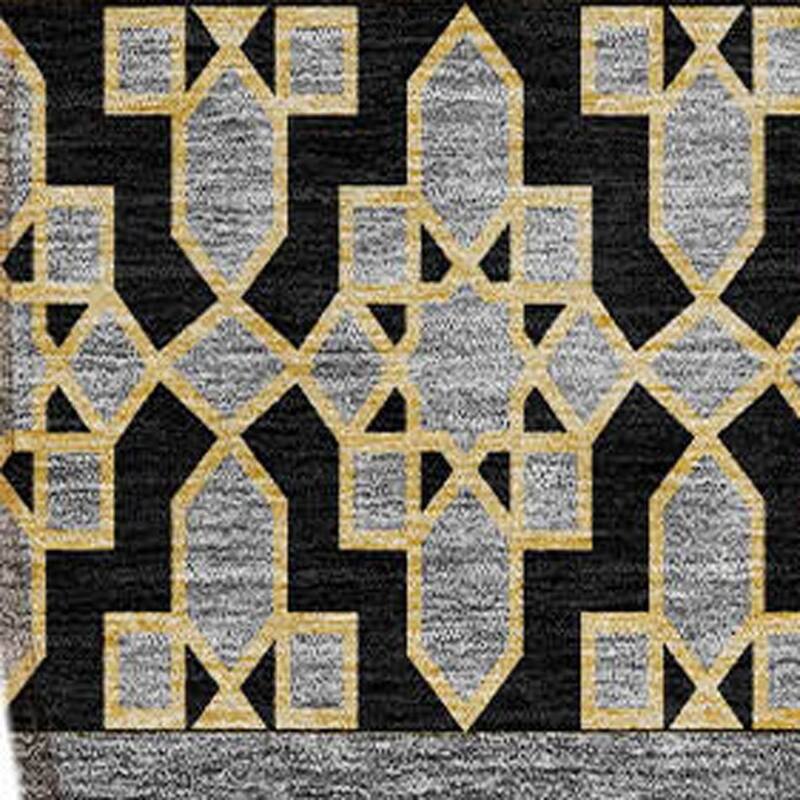 HomeRoots Quatrefoil Transitional Rectangle Outdoor Rug