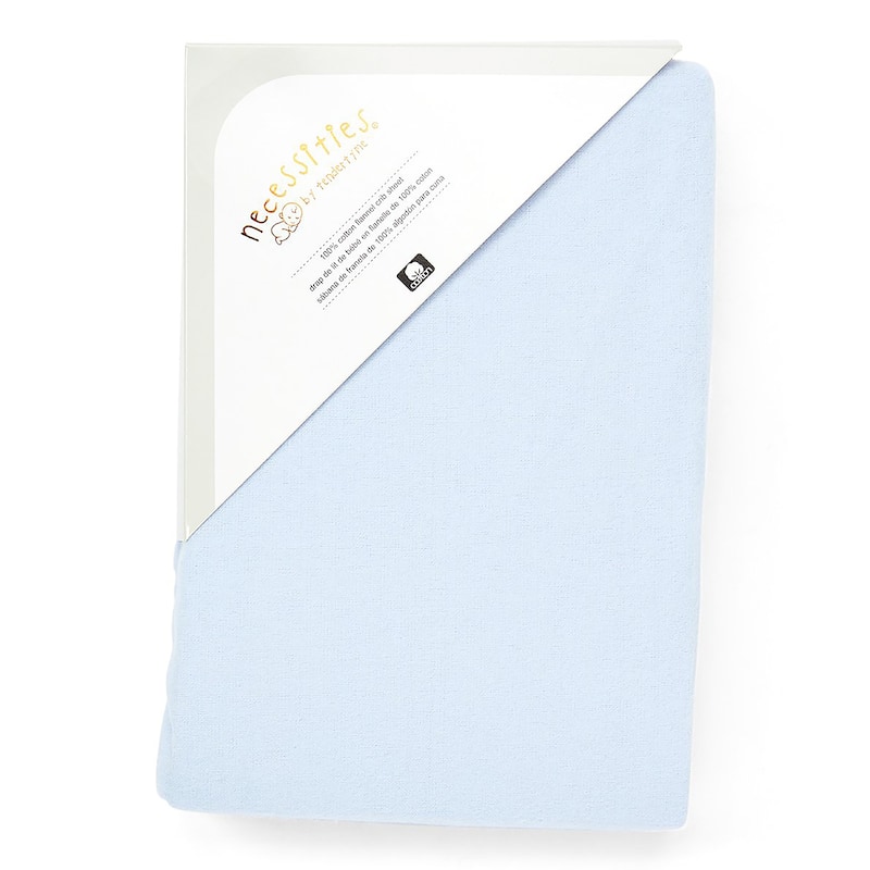Baby Solid Flannel Crib Sheet - N/A