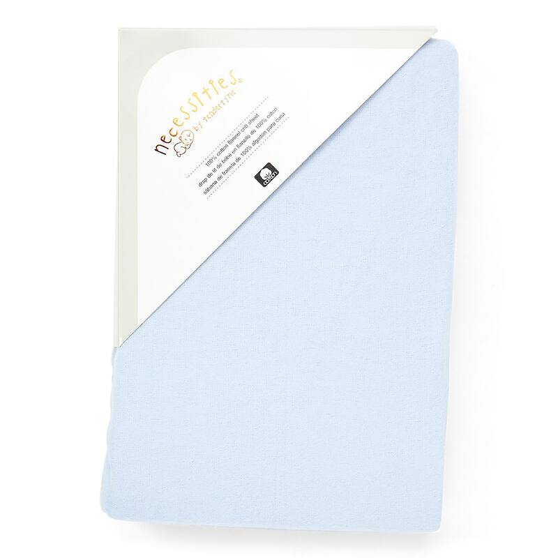 Baby Solid Flannel Crib Sheet - N/A
