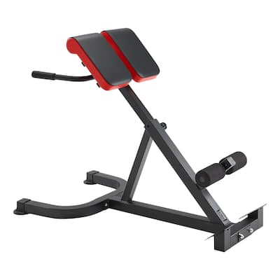 Roman Chair Back Extension Hyperextension Bench Multi-Function Adjustable Gym - 44" x 24.4" x 35.4"