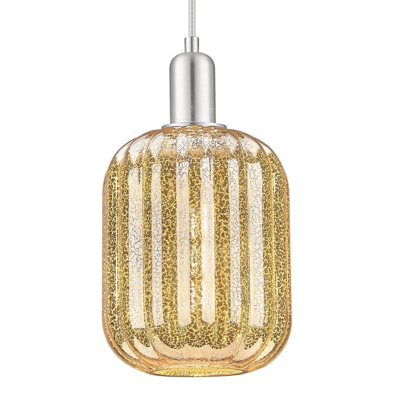 Innovations Lighting 716-1P-G460-7ME Preston 7" Wide Cord Hung Mini - Brushed Satin Nickel