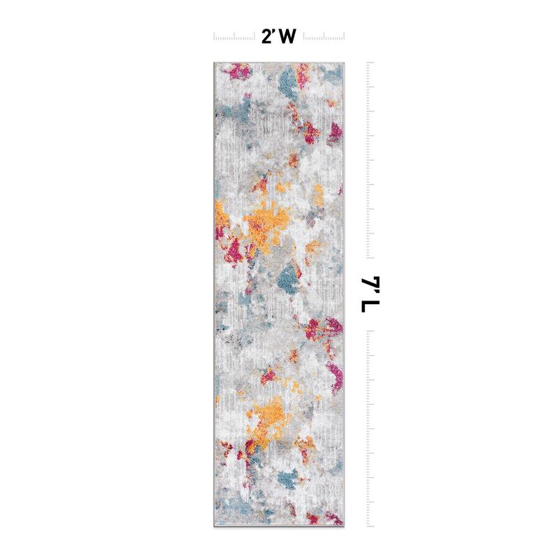 Contemporary Abstract Elegance Area Rug