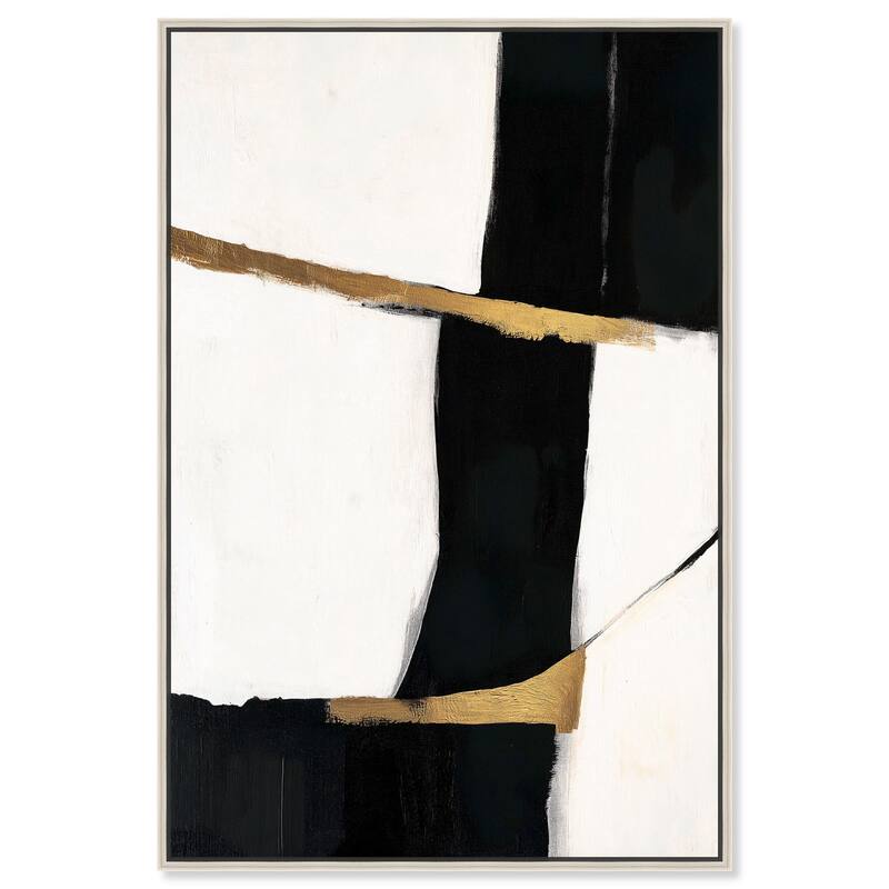 Nexus Counterbalance II Canvas by Art Remedy - Silver - 20" x 30"