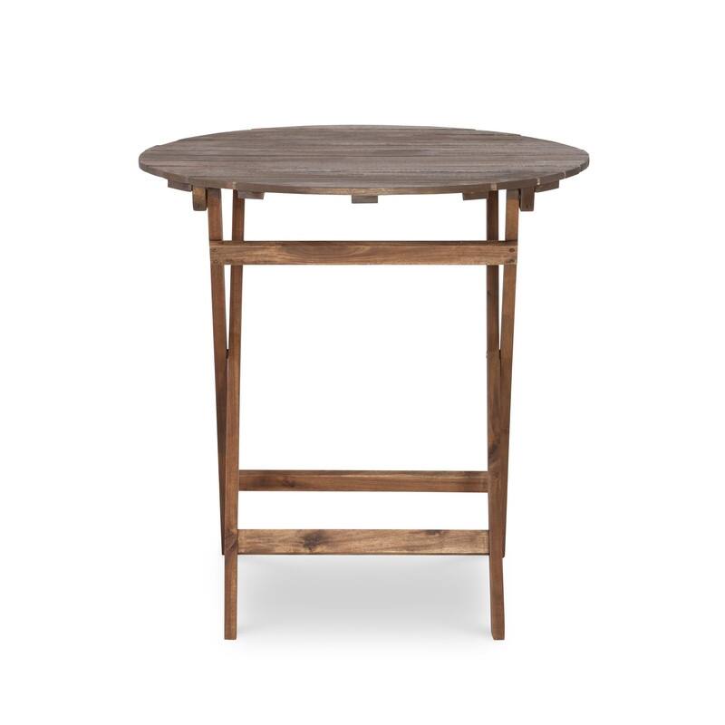 Linon Catalan Three-Piece Cafe Teak Set