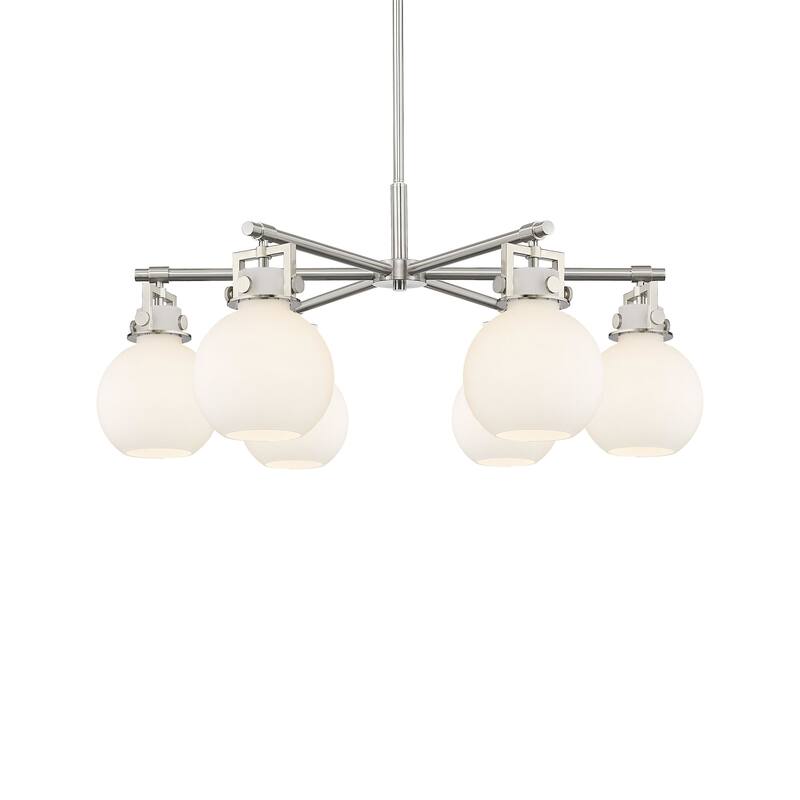 Innovations Lighting 411-6CR-16-26 Newton Sphere Chandelier Newton