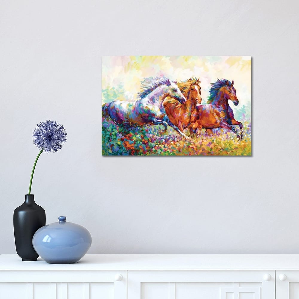 iCanvas "Running Free II" by Leon Devenice Canvas Print