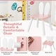 preview thumbnail 9 of 8, Gymax 3 Pieces Kids Table & Chairs Set Children Wooden Furniture Set