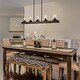 preview thumbnail 5 of 17, Modern Farmhouse Rustic Wood Chandelier Glass Island Lights for Dining Room