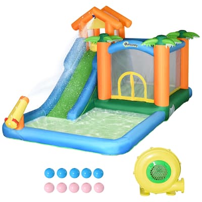 Inflatable Water Slide Summer Theme Jumping Castle Bounce House