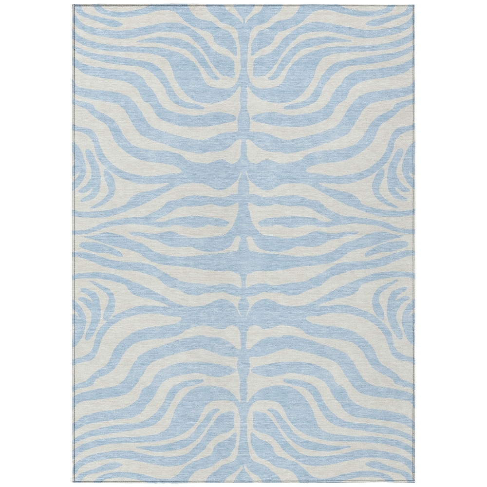 HomeRoots Animal Print Transitional Rectangle Outdoor Rug