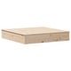 preview thumbnail 6 of 16, vidaXL Sandpit with Cover Sandbox Patio Outdoor Play Equipment Solid Wood Pine - 43.7" x 43.7" x 7.7"