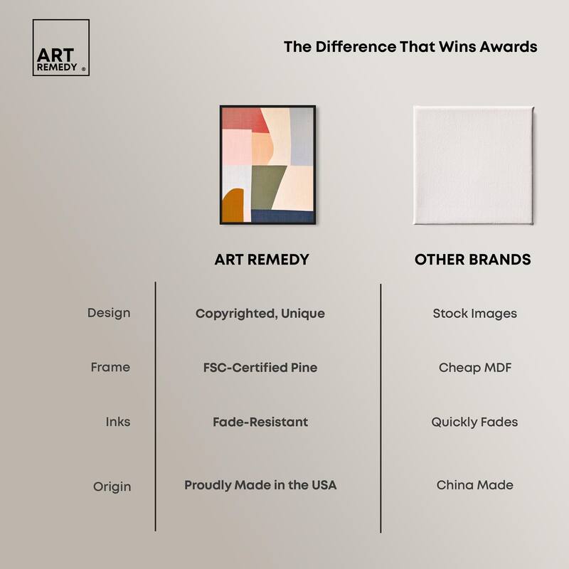 Planar Patchwork I Canvas by Art Remedy