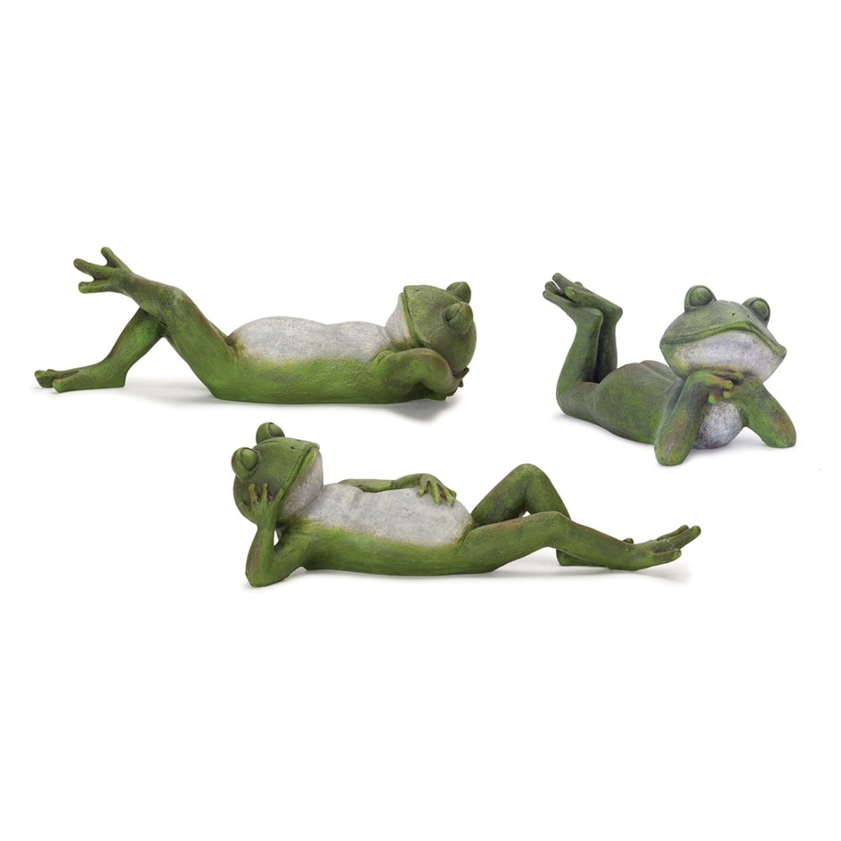 Frog Statue-Resin Chubby Animal Figurine by Pure Garden - On Sale - Bed  Bath & Beyond - 25491414