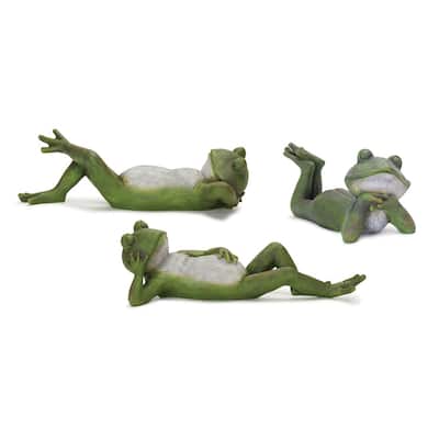 Frog Figurine (Set of 3)