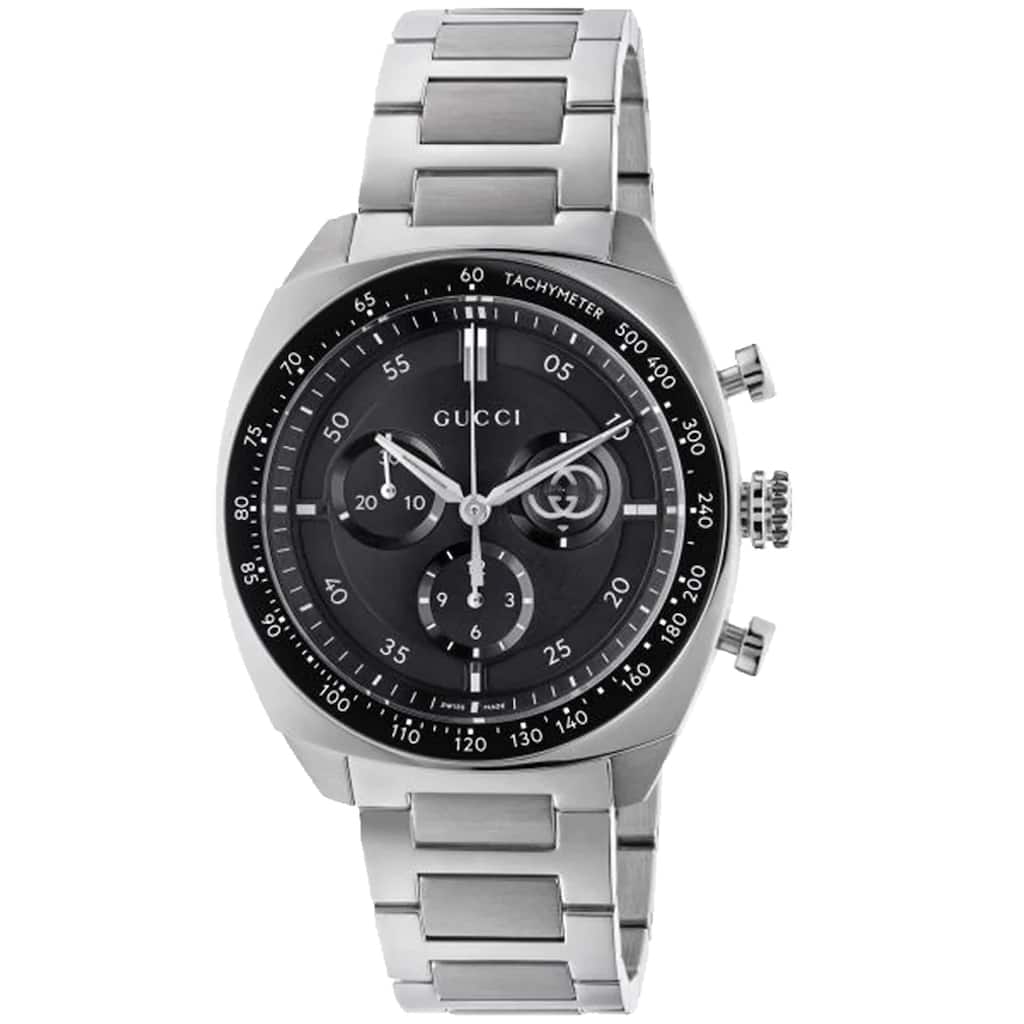 Gucci Men's Interlocking Black Dial Watch - YA142316 - 6 (36)