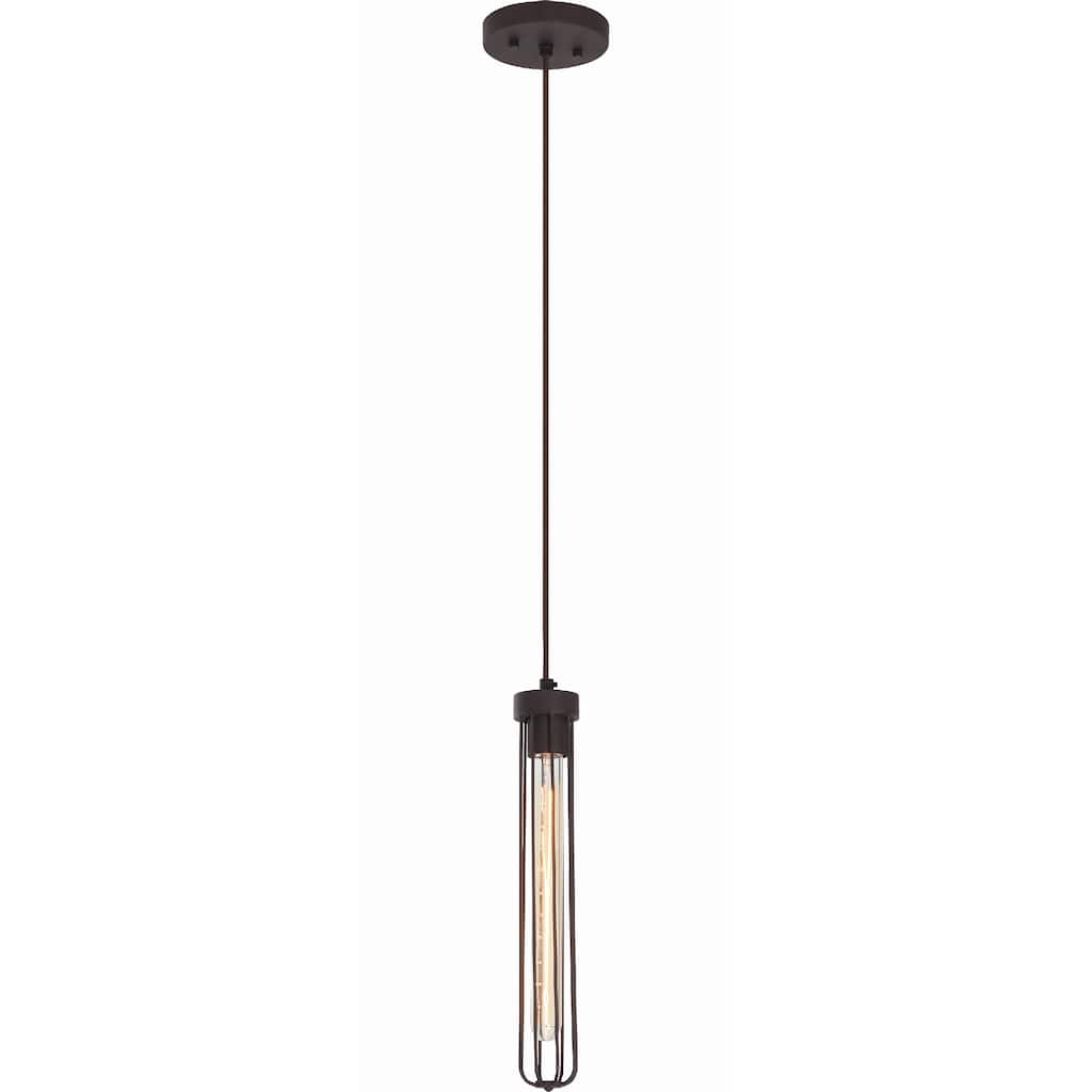 Volume Lighting Prelude 1-Light Indoor Antique Bronze Mini Pendant - Antique Bronze