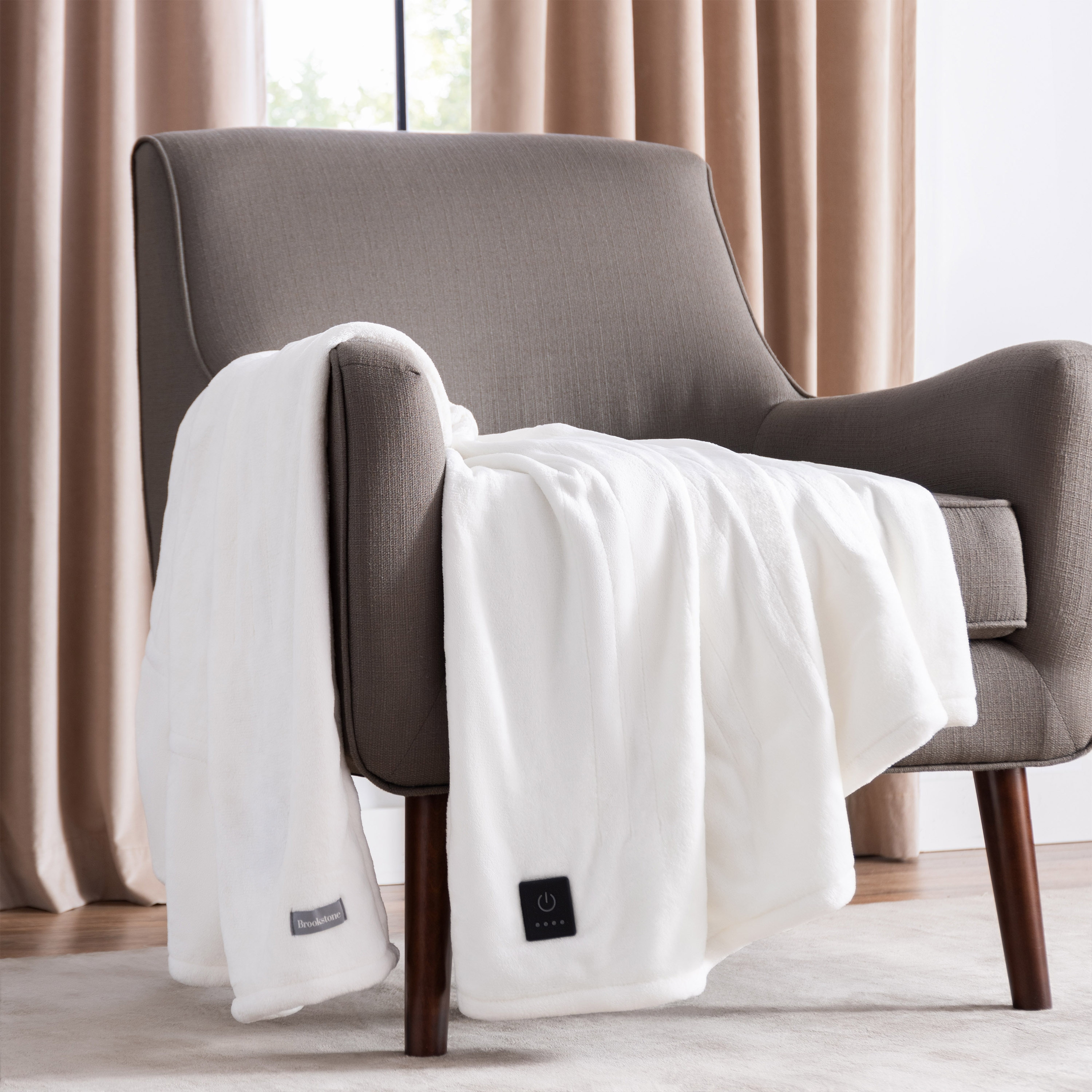 Brookside heated blanket online