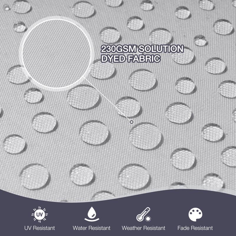 22''D x 21''W x 3.5''T Patio Fabric Outdoor Seat Cushions Set (Seat & Back)