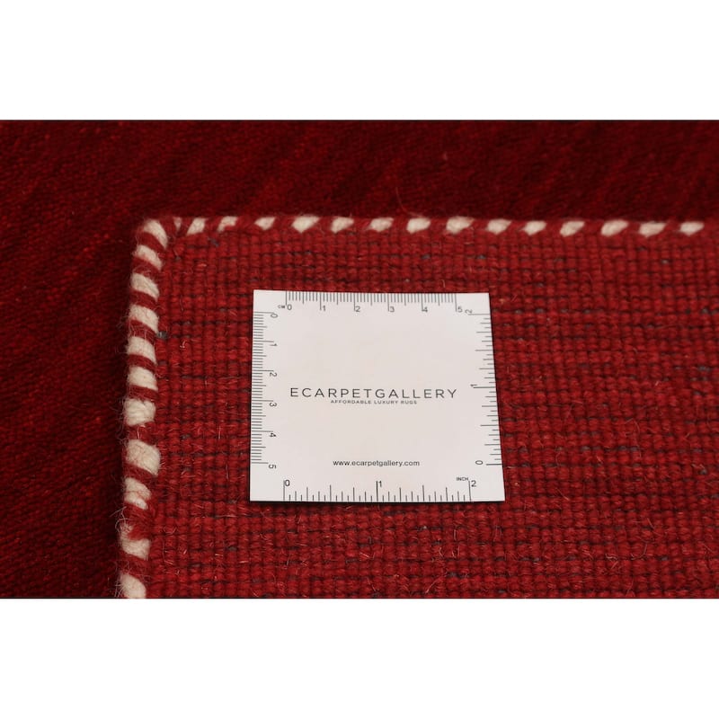 Kashkuli Gabbeh Red Rug 2'8" x 9'9" - 2'8 x 9'9