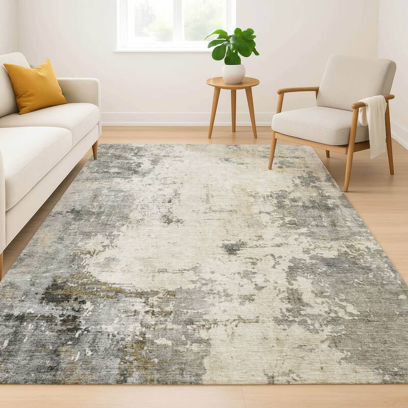 Premium Washable Super Soft Modern Solid Mayfield Rug