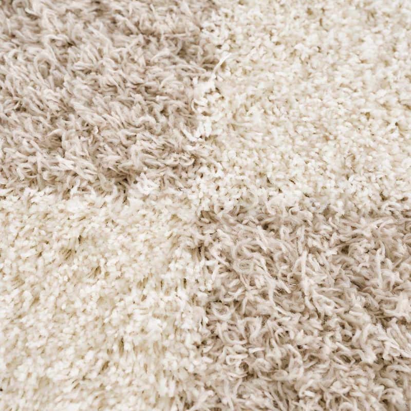 Hauteloom Zahur Living Room, Bedroom Area Rug - High Pile - Beige - 5'3" x 7'3"